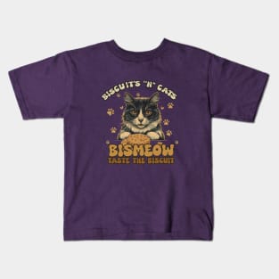 Bismeow - Taste The Biscuit Kids T-Shirt